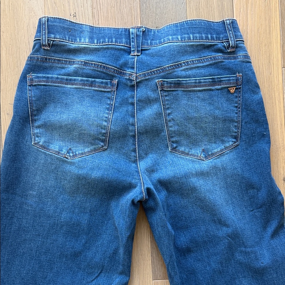 Wit & Wisdom Dark Blue Flare Jeans - Picture 3 of 5